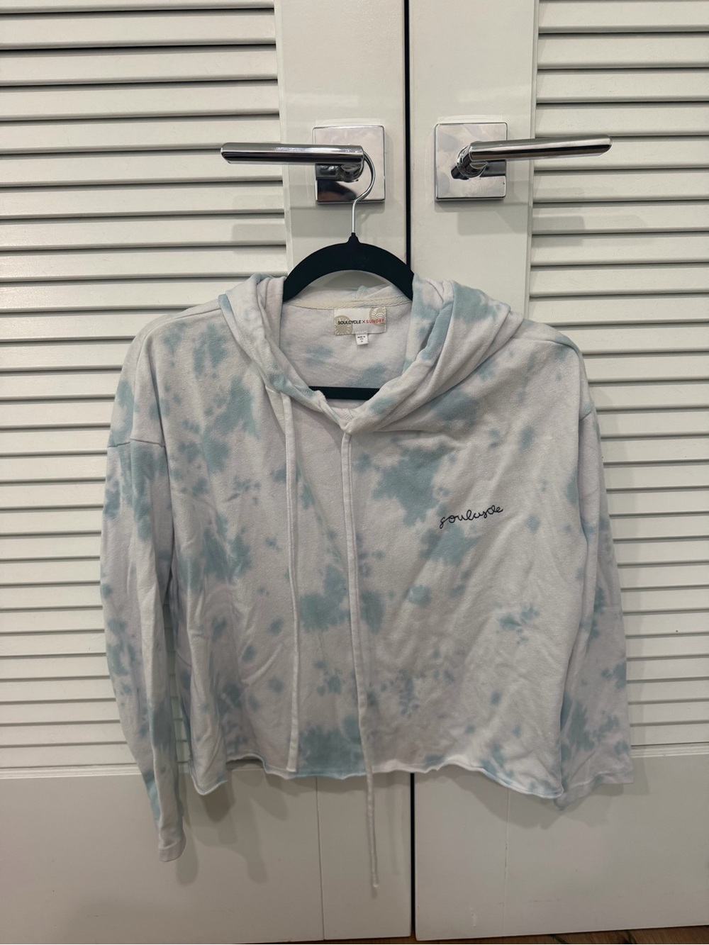 SoulCycle x Sundry tie dye hoodie